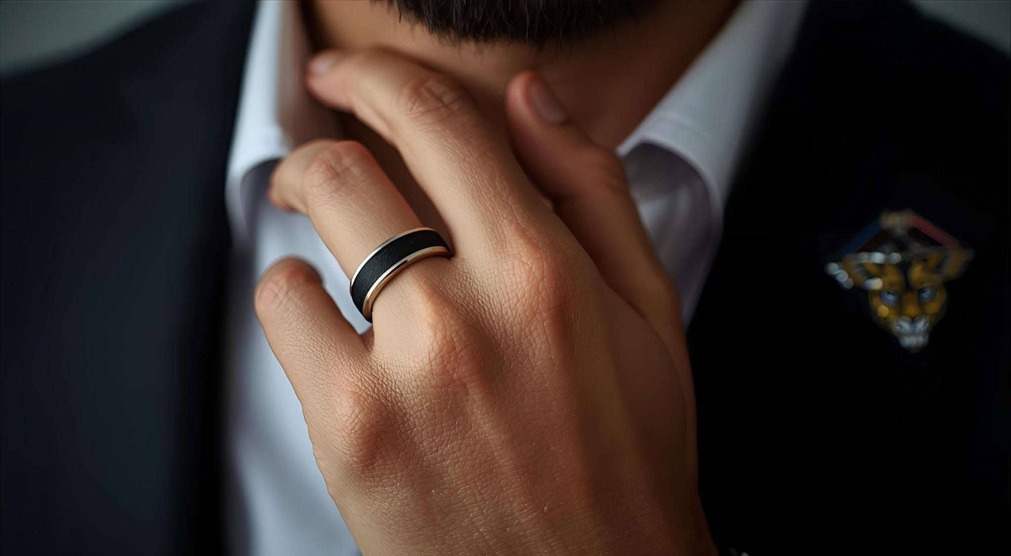 Black tungsten rings-Necelle-band