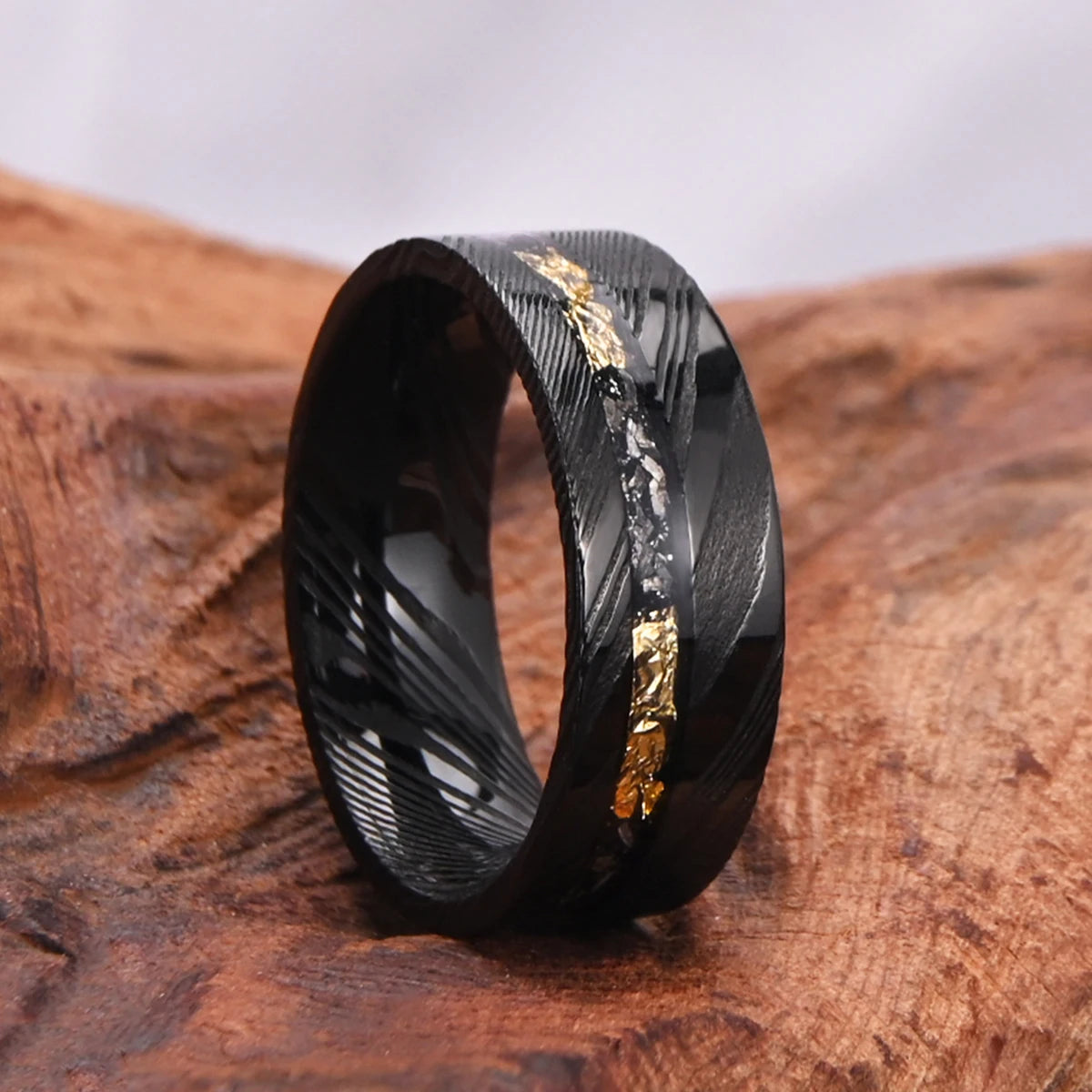 Damascus Steel Men’s Ring