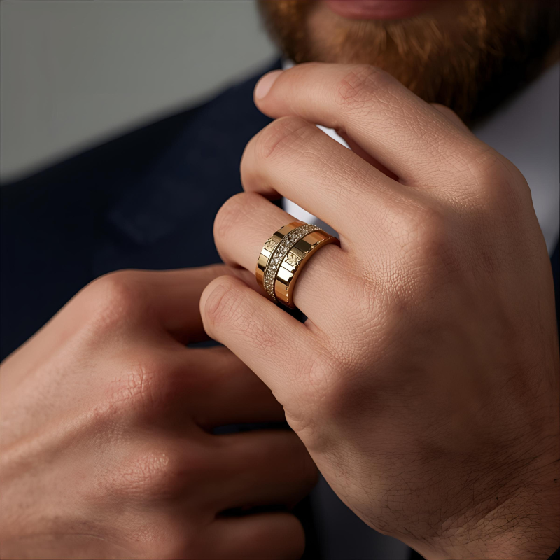 Gold Tungsten Rings| Necelle Band