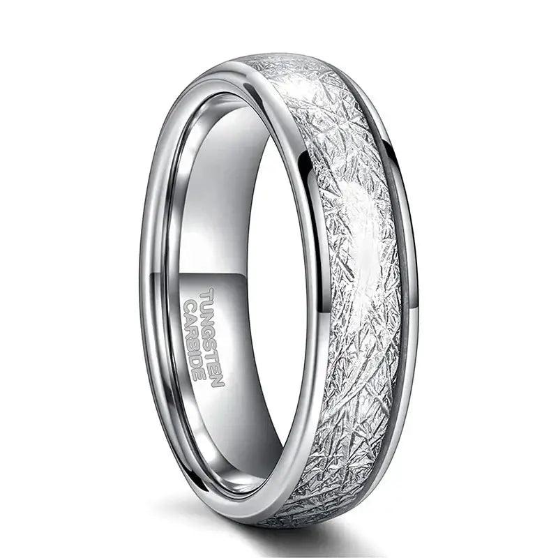 Silver Meteorite Ring - rings