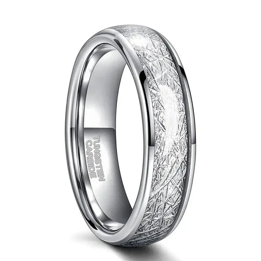 Silver Meteorite Ring - rings