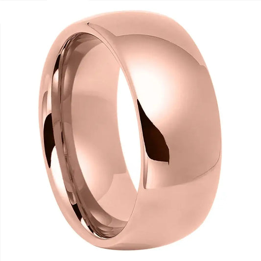 10mm Tungsten Ring - Rose Gold / 15 - rings