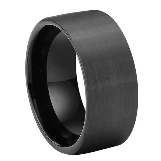 10mm Black Tungsten Ring
