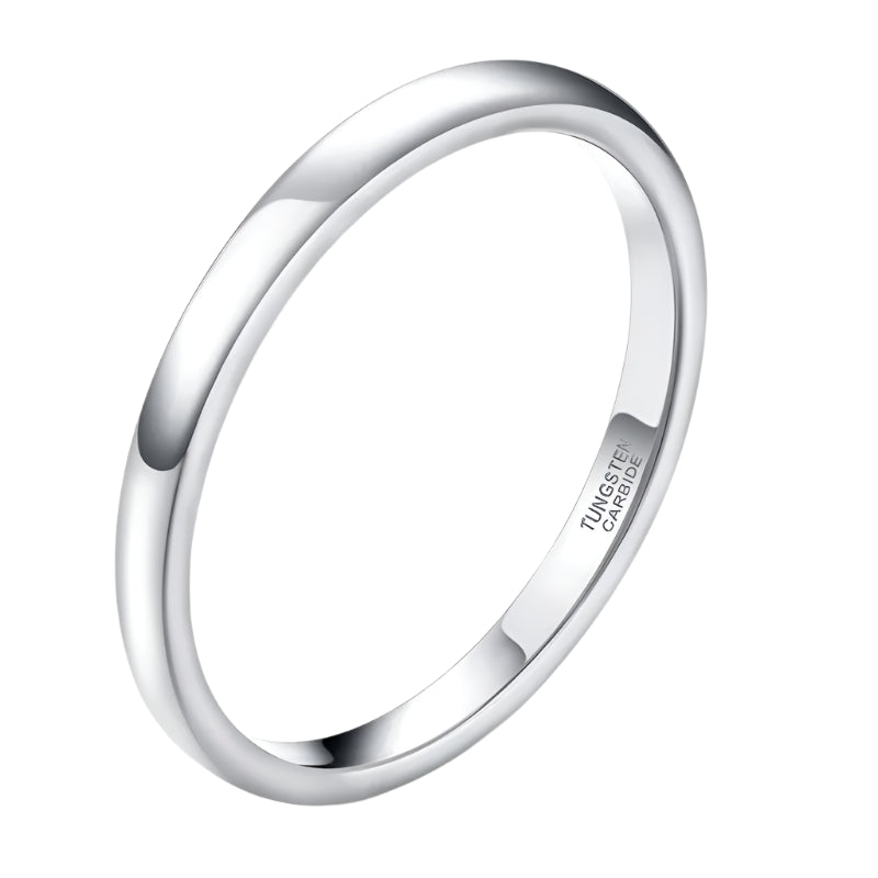 2MM Tungsten Ring - 2mm / 4