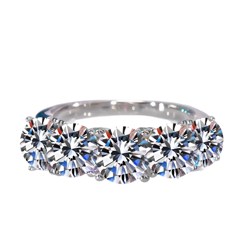 6.5mm Moissanite Ring
