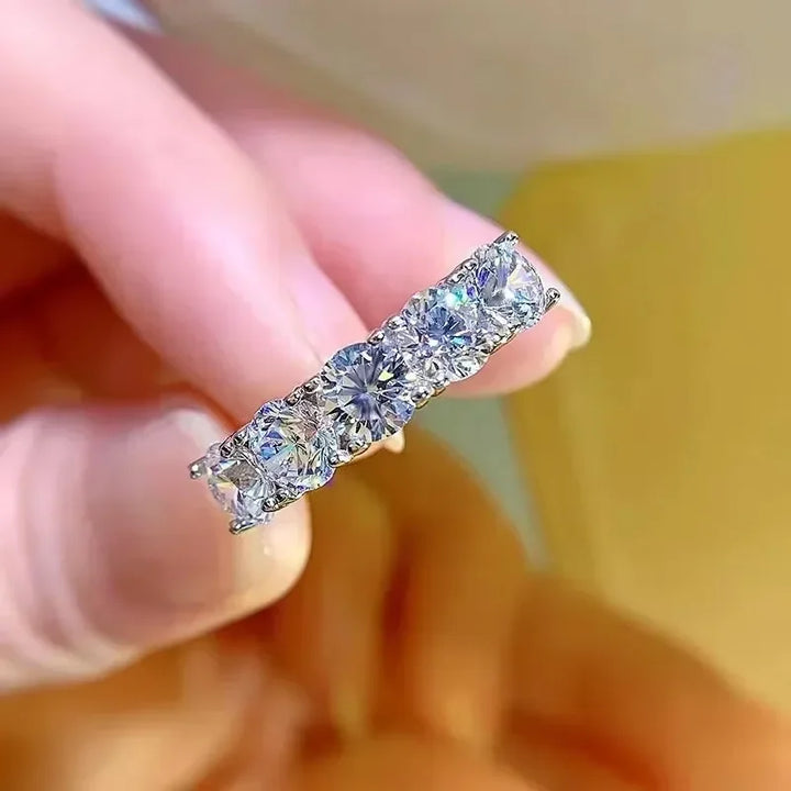 6.5mm Moissanite Ring