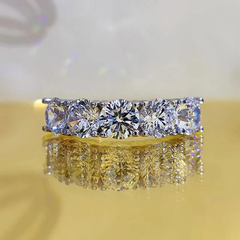 6.5mm Moissanite Ring
