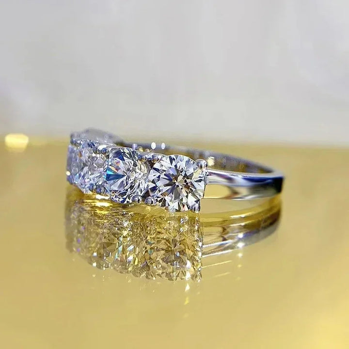 6.5mm Moissanite Ring
