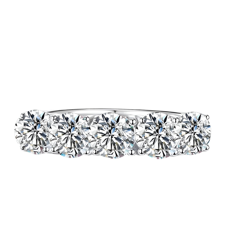 6.5mm Moissanite Ring