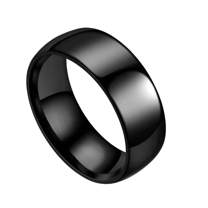 6mm Tungsten Ring - 6mm / Black / 8