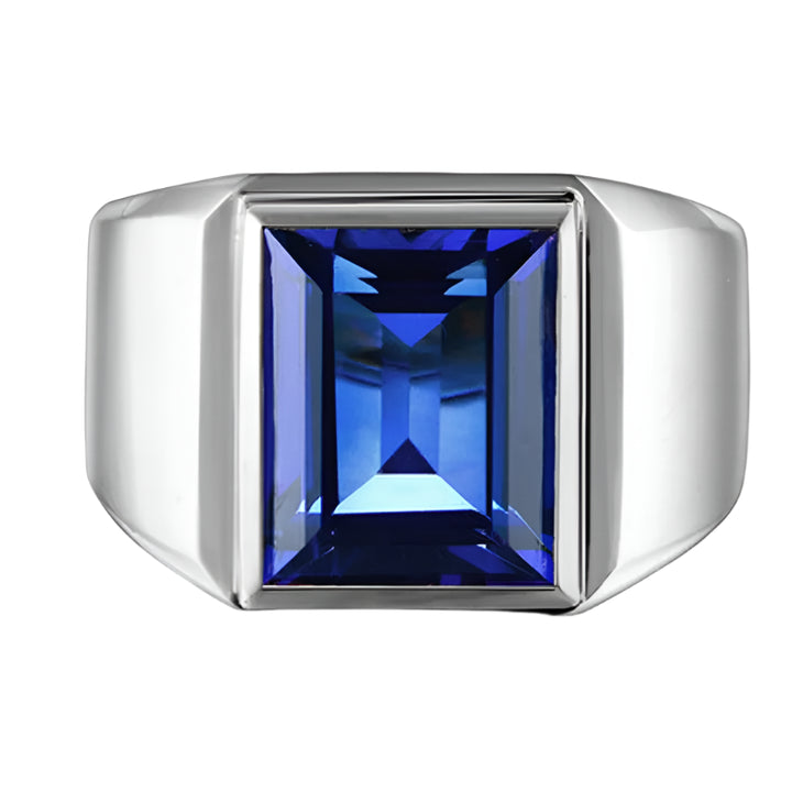 925 Sterling Silver Sapphire Ring