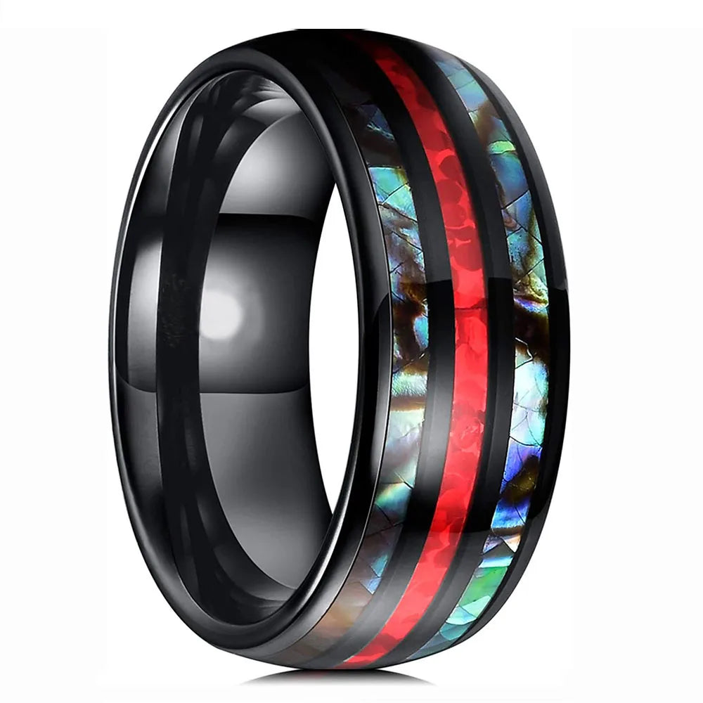 Abalone Inlay Ring
