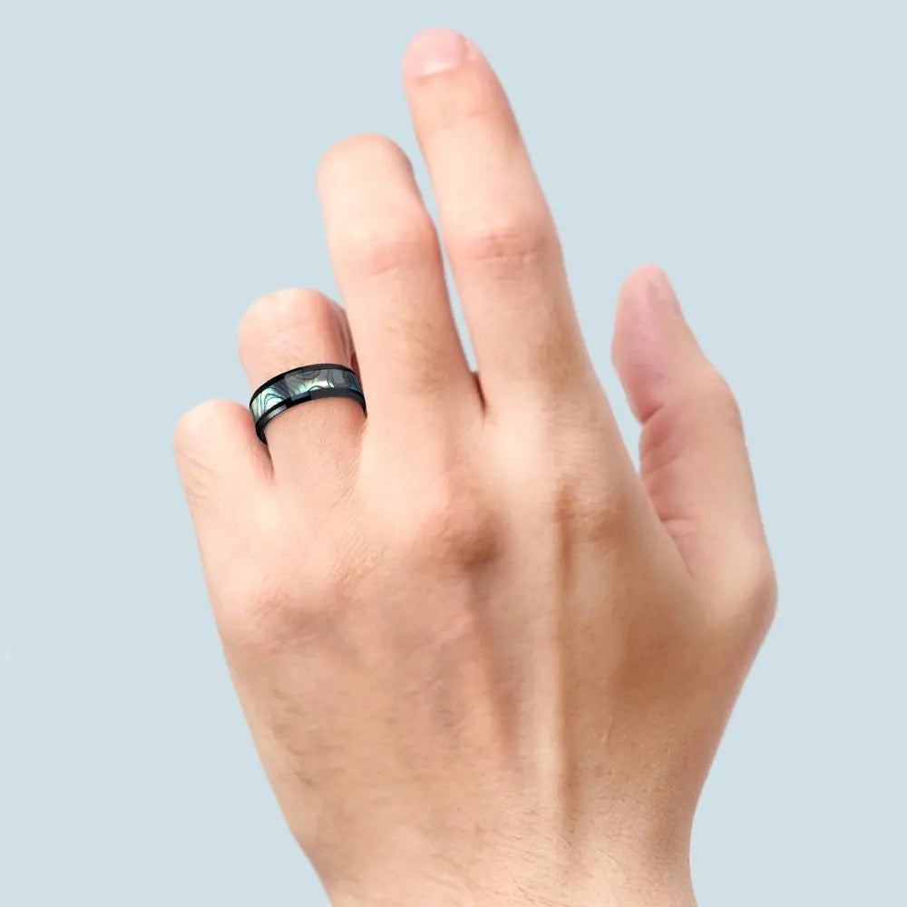 Abalone Inlay Ring