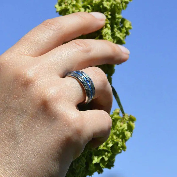 Abalone Shell Wedding Ring