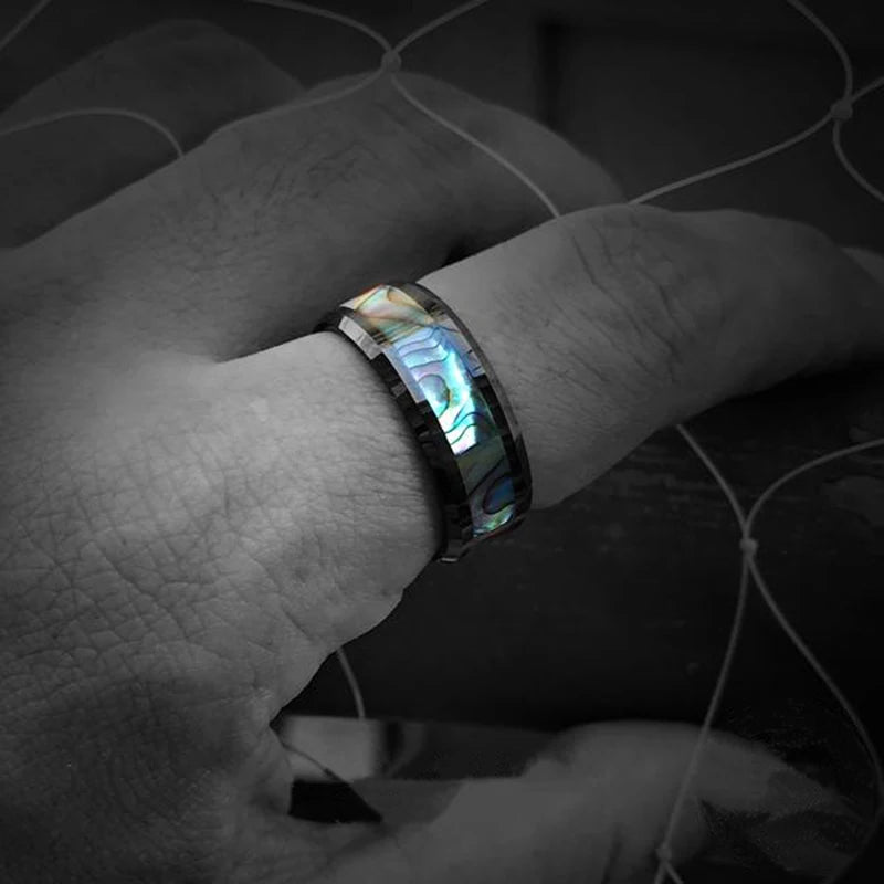 Abalone Inlay Ring