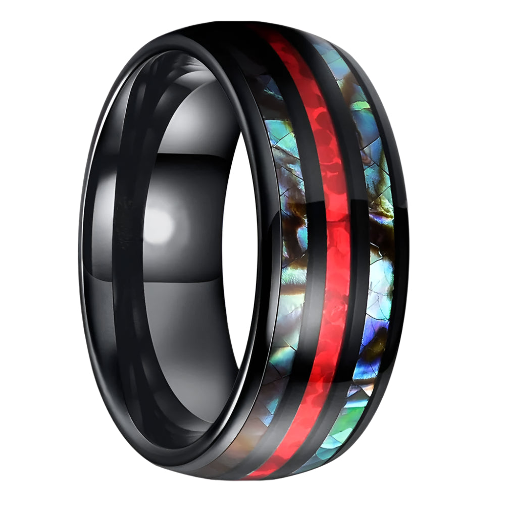 Abalone Shell Wedding Ring