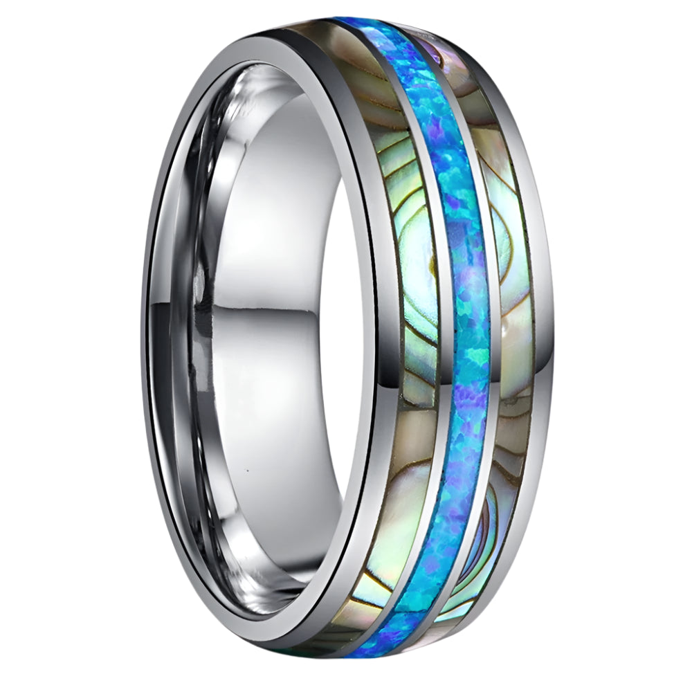 Abalone Shell Wedding Ring