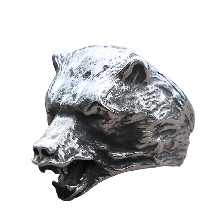 Bear Head Ring