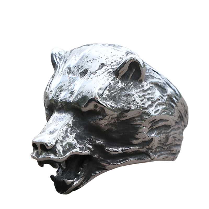 Bear Head Ring