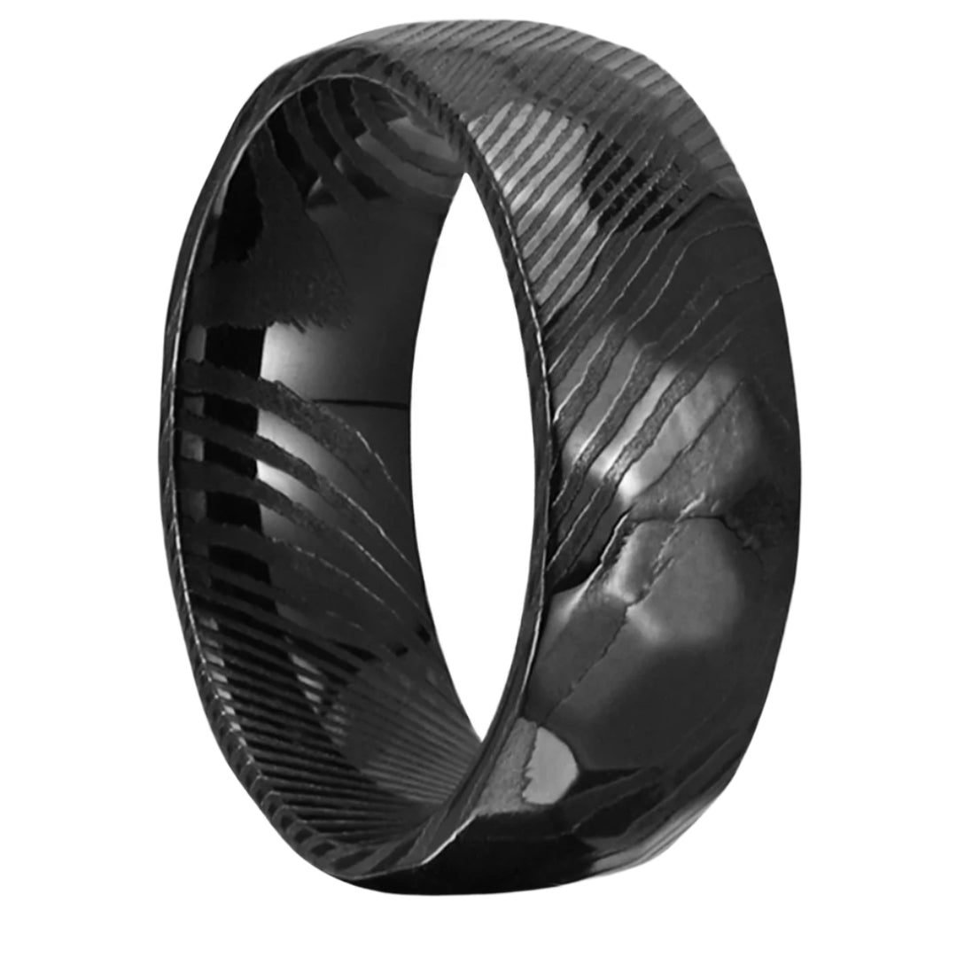 Black Damascus Ring