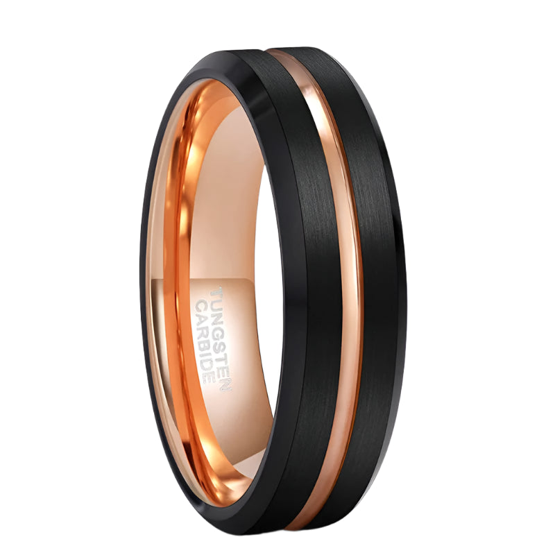 Brushed Tungsten Carbide Ring