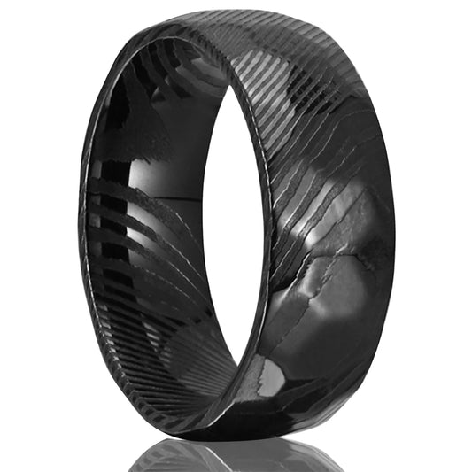 Damascus Metal Ring