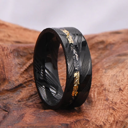 Damascus Steel Men’s Ring