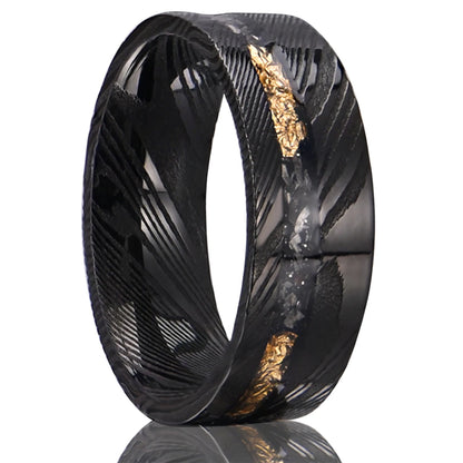 Damascus Steel Men’s Ring