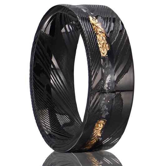 Damascus Steel Men’s Ring