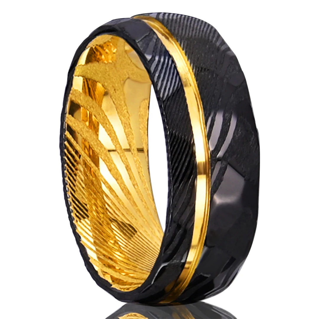 Damascus Steel Men's Wedding Ring