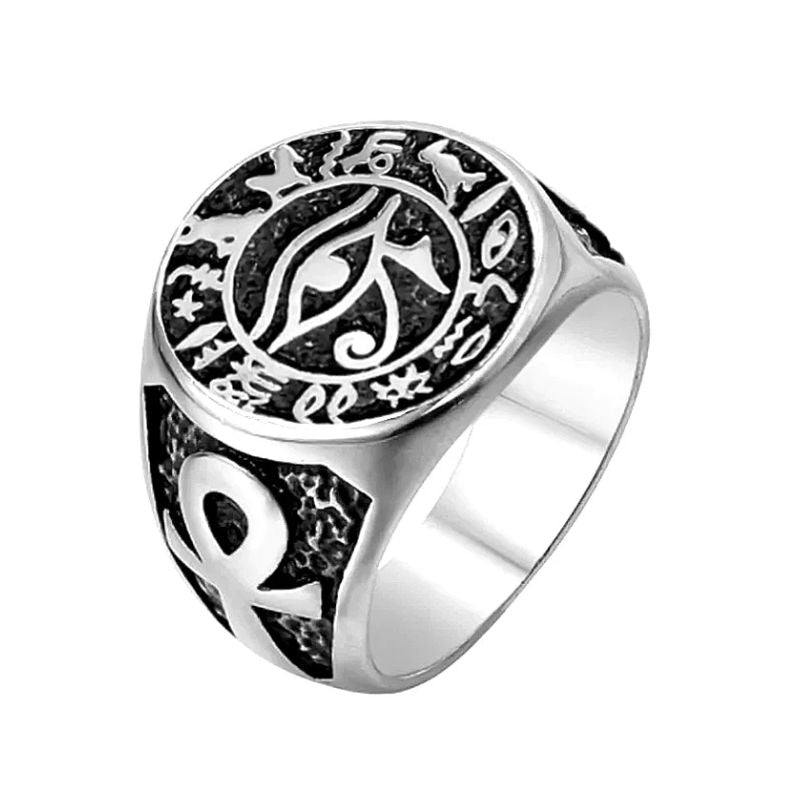 Egyptian Eye of Horus Ring