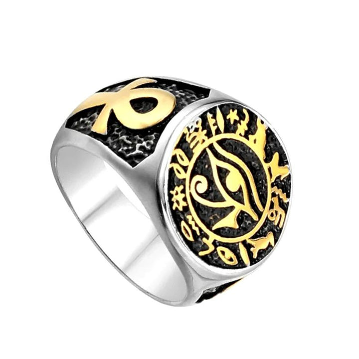 Egyptian Eye of Horus Ring