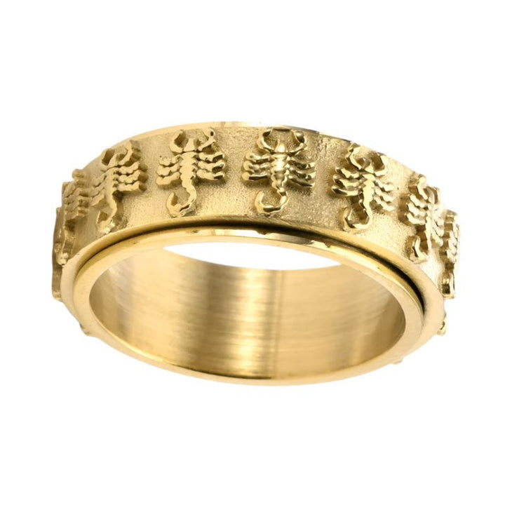 Gold Scorpion Ring