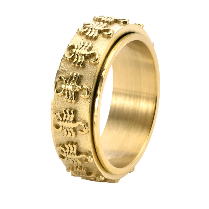 Gold Scorpion Ring