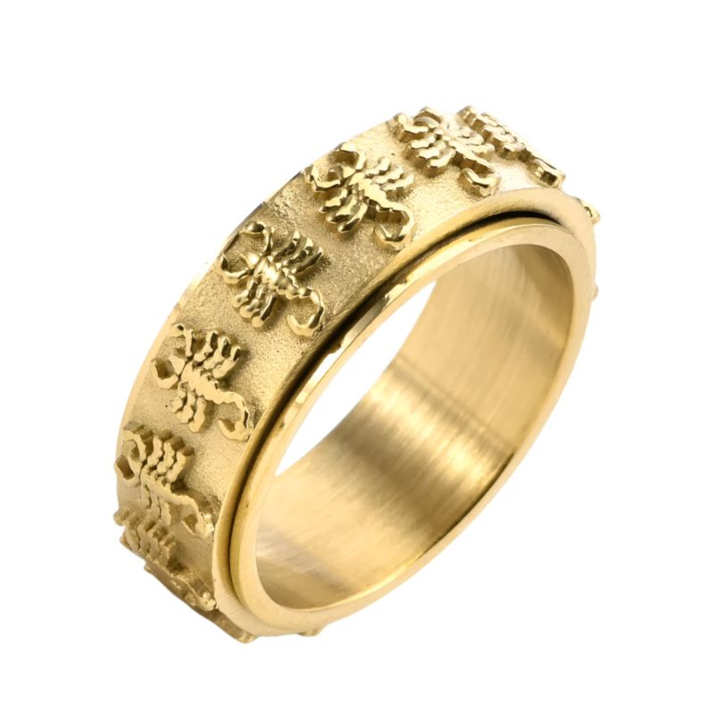 Gold Scorpion Ring