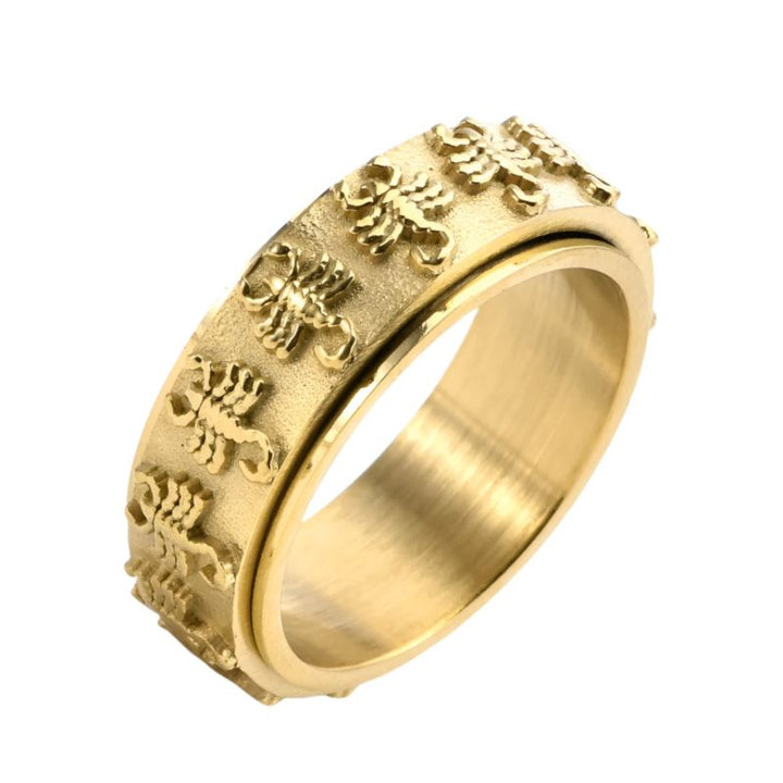 Gold Scorpion Ring
