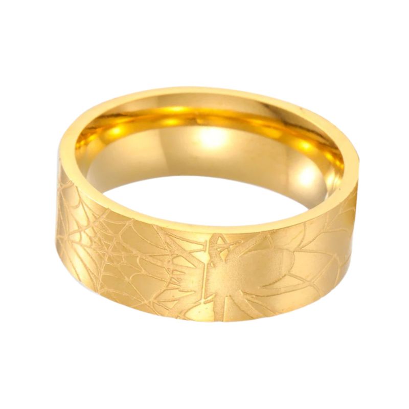 Gold Spider Ring