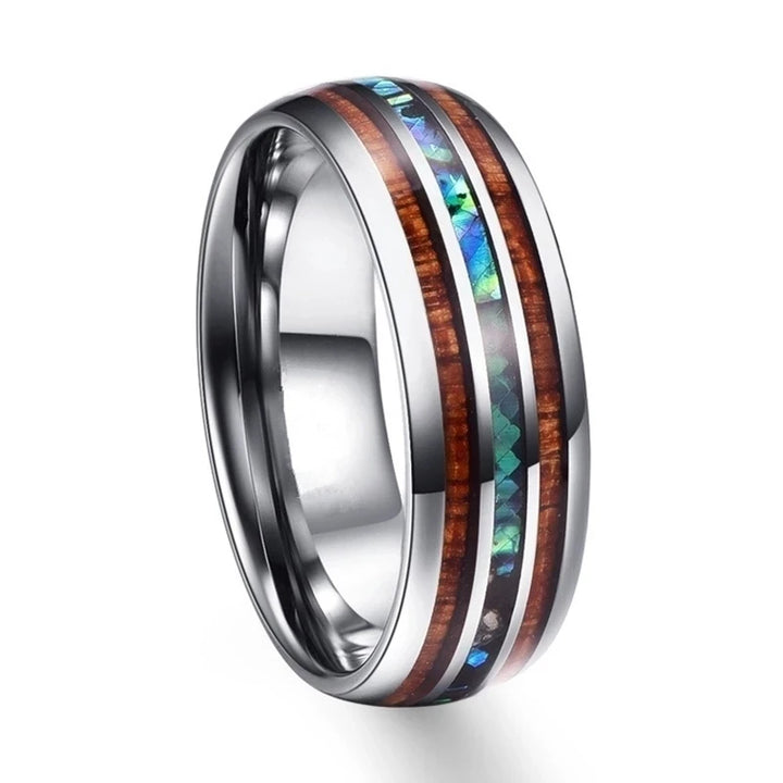 Abalone Wood Ring