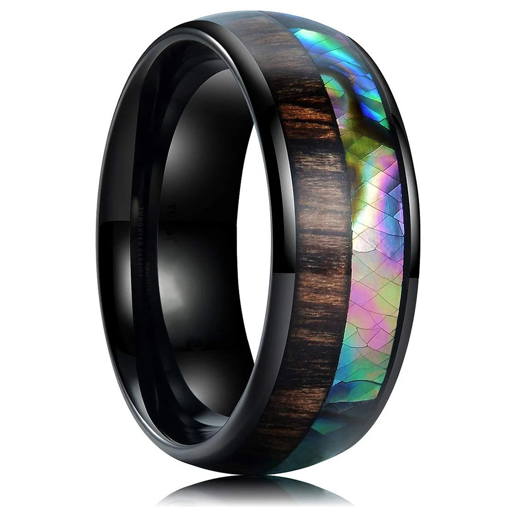 Abalone Inlay Ring