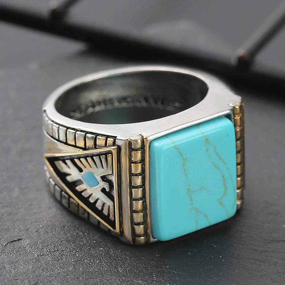 Band Turquoise Ring
