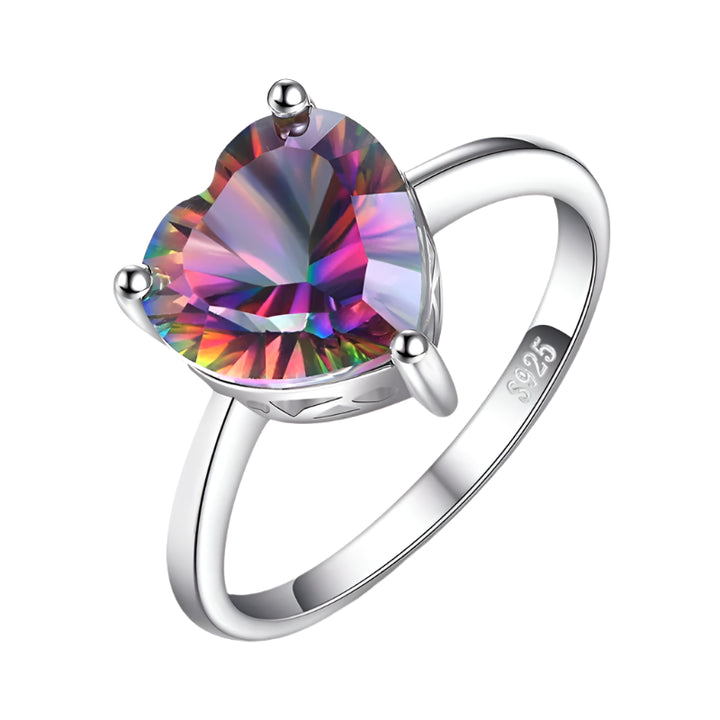 Rainbow Heart Ring