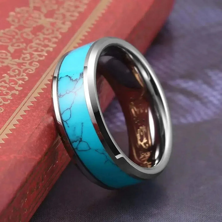 Inlaid Turquoise Ring