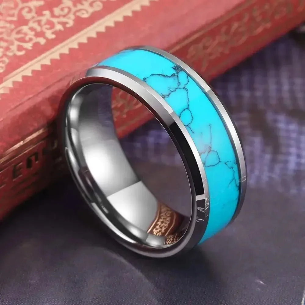 Inlaid Turquoise Ring