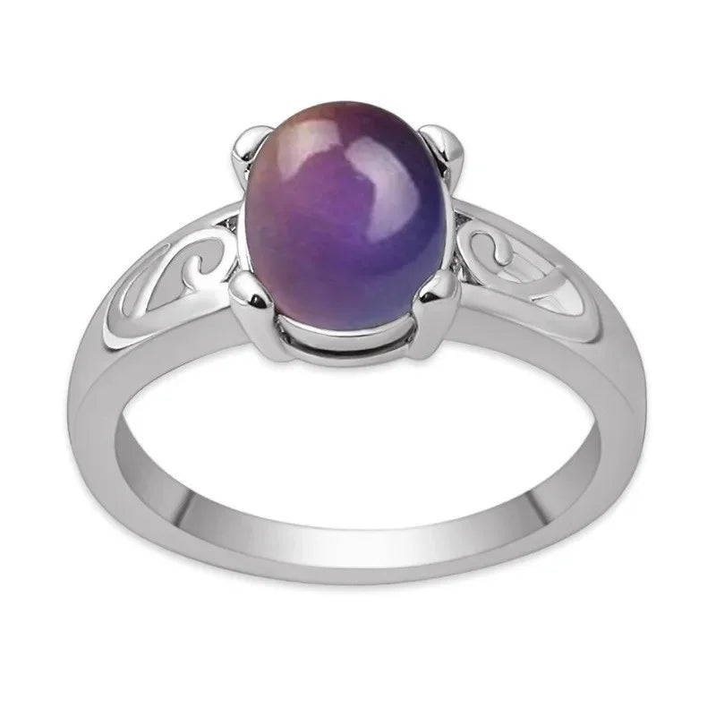Mood Oval Finger Ring