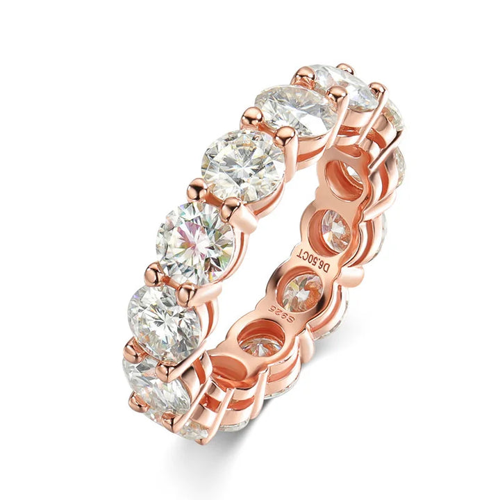 Rose Gold Moissanite Ring