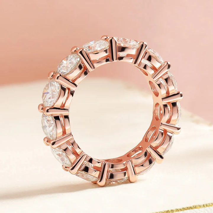 Rose Gold Moissanite Ring