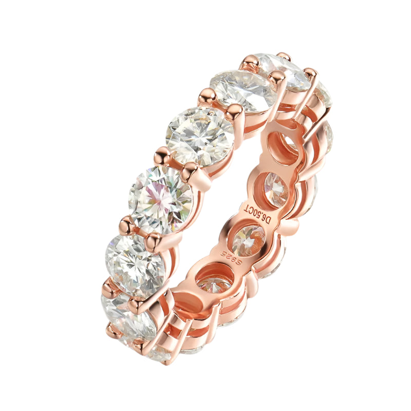 Rose Gold Moissanite Ring