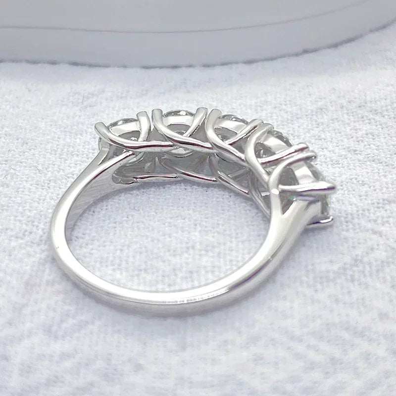 6.5mm Moissanite Ring