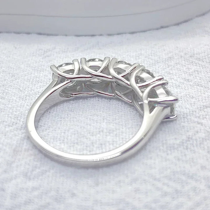 6.5mm Moissanite Ring