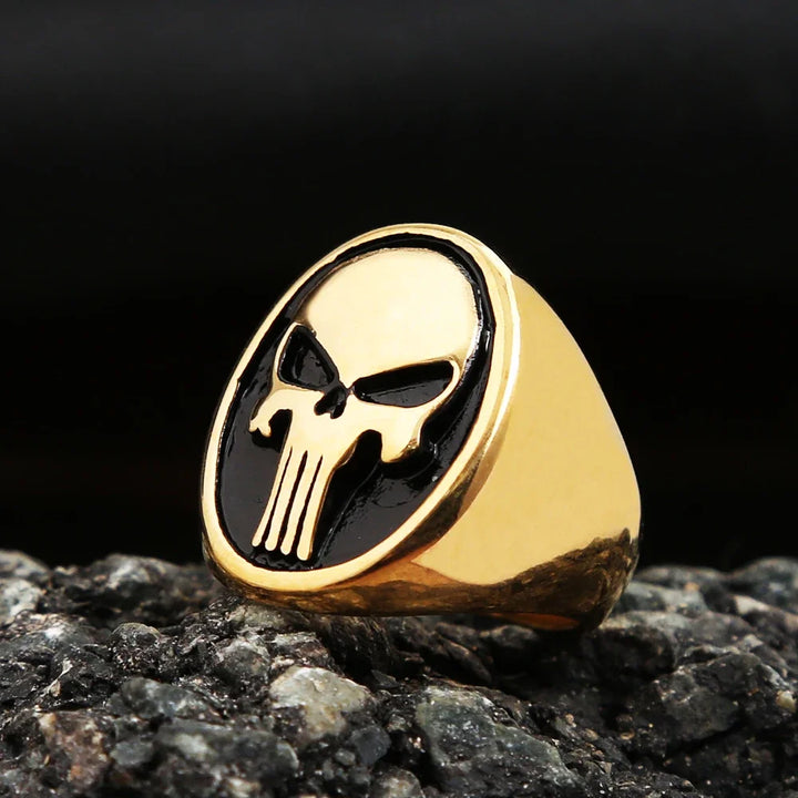 Stainless Steel Biker Ring